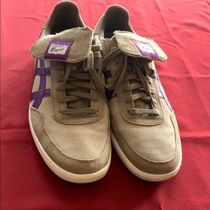 ASICS Khaki/Purple Size 12